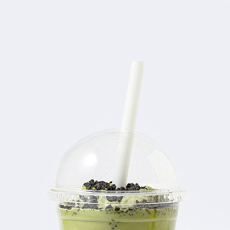 PLA Straw White Medium Ø9mm X 210mm - GreenPackers