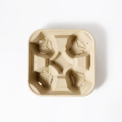 4-Hole Cup Carrier Tray - GreenPackers