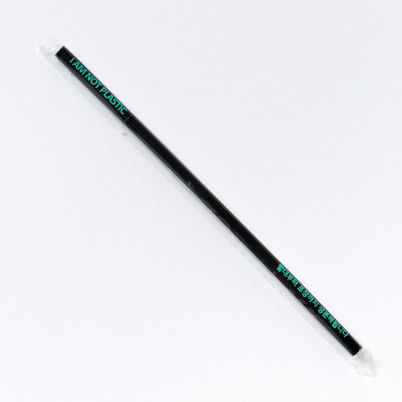 PLA Straw Regular Ø7mm X 210mm [Clear Wrap] - GreenPackers