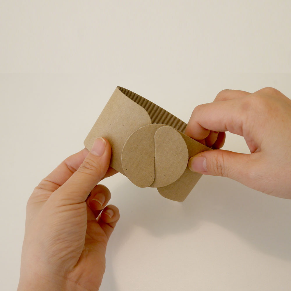 Coffee Bean-shaped Cup Wrap - GreenPackers