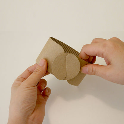 Coffee Bean-shaped Cup Wrap - GreenPackers