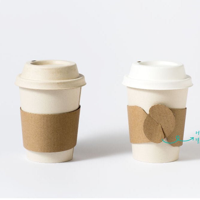 Coffee Bean-shaped Cup Wrap - GreenPackers