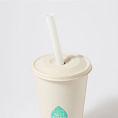 Pulp Flat Lid Ø90MM (Natural) - GreenPackers