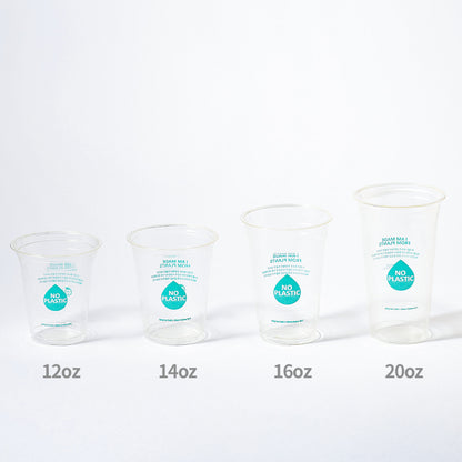 PLA Transparent Cold Cup 12oz - GreenPackers