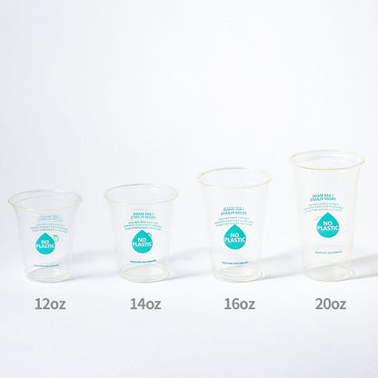 PLA Transparent Cold Cup 14oz - GreenPackers