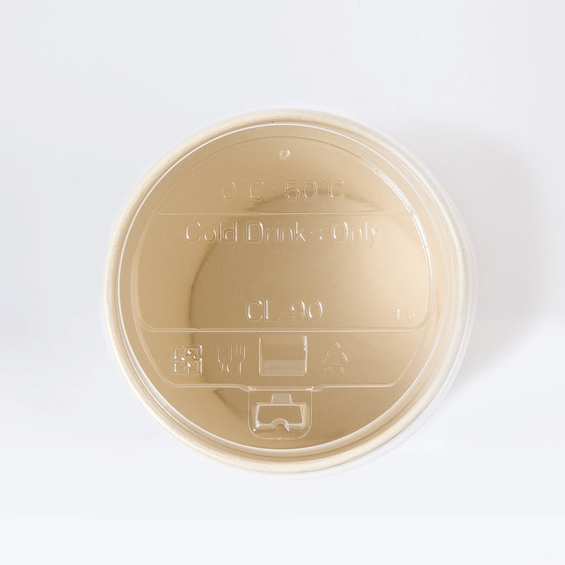 PLA Transparent Sipper Lid Ø90MM - GreenPackers
