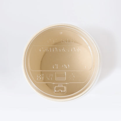 PLA Transparent Sipper Lid Ø90MM - GreenPackers