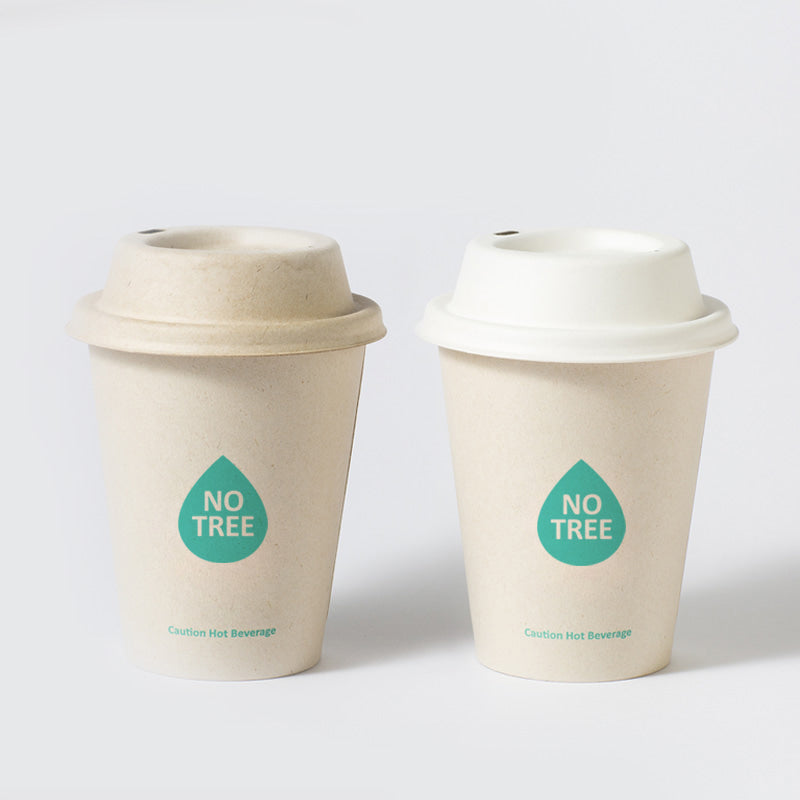 Pulp Lid Ø80MM (White) - GreenPackers